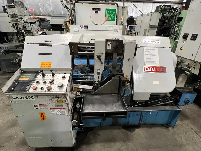16" X 16" Daito Gaii410W Automatic Horizontal Band Saw, 1999