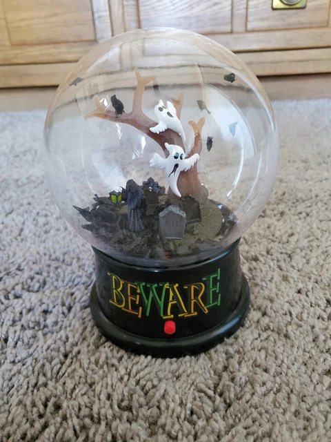 Gemmy Scary Halloween Ghosts House Tornado Globe Animated. Bats fly Works!! Gemmy Scary Halloween Ghosts House Tornado Globe Animated. Bats fly Works!!