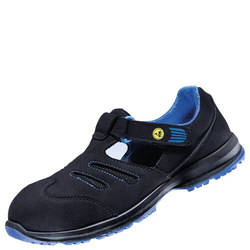 Atlas Chaussures de Sécurité GX 350 Noir ESD S1 Sandales Chaussures de Travail