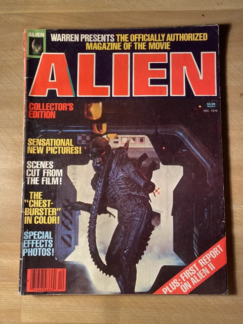 ALIEN OFFICIALLY AUTHORIZED Magazine Of The Movie 1979 Collector's ...