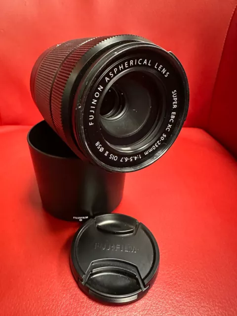 FUJI FUJIFILM FUJINON ASPHERICAL LENS SUPER EBC XC 50-230mm 4,5-6,7 OIS schwarz