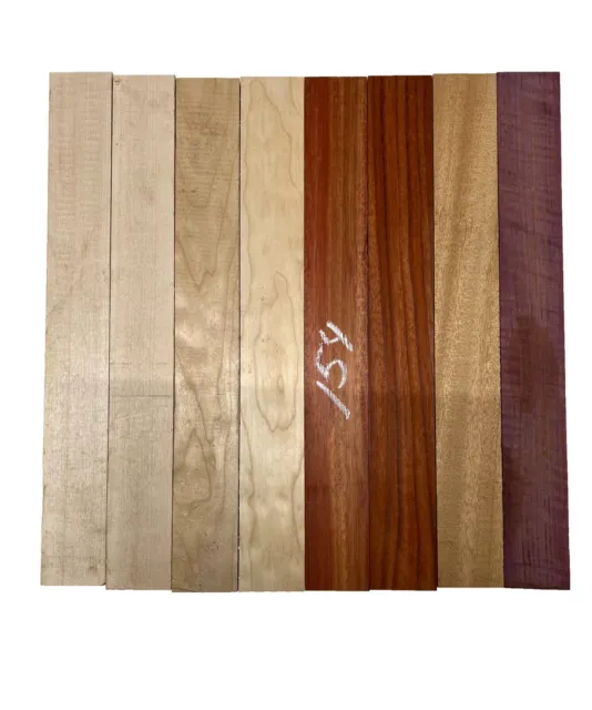 8 Pack, Multispecies Thin stock lumbers-Board Blocks  15-7/8"x2"x3/4" #154