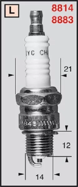 Vela De Ignición Champion Derbi DS 50 L82C