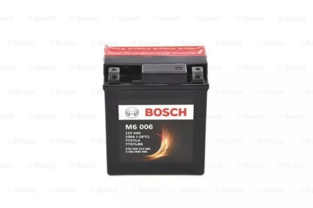 Motorradbatterie Bosch M6 12Ah 215A 0092M60190