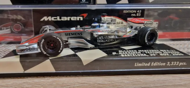 F1 1:43 Minichamps / McLaren-Mercedes MP4-21 / 2006 / Mika Hakkinen / Test