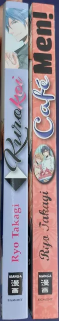 2 einzelne Manga - Cafe Men! & Kurokoi, von Ryo Takagi (yaoi/boyslove) 3