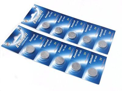 Eunicell ENVOI SOUS SUIVI EUNICELL Lot 5 Piles CR1632 BR1632 DL1632 1632 lithium 3 volt 
