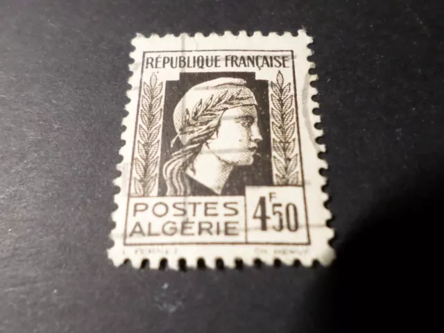 Algerien 1944, Briefmarke 217, Marianne Algier, Entwertet Runde Stempel, VF