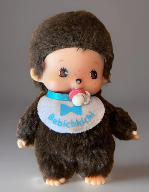 KIKI MONCHHICHI BEBICHHICHI PELUCHE SEKIGUCHI 15 CM Vintage A Gifs