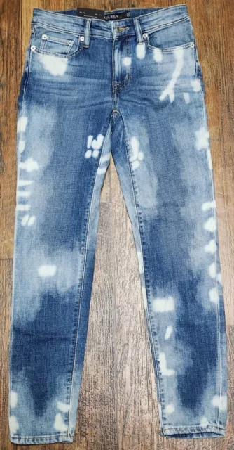 NWT Lauren Ralph Lauren Women's Coastal Wash Premier Stretch Skinny Ankle Jeans