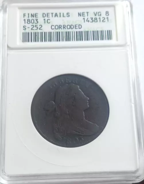 1803 draped bust large cent
