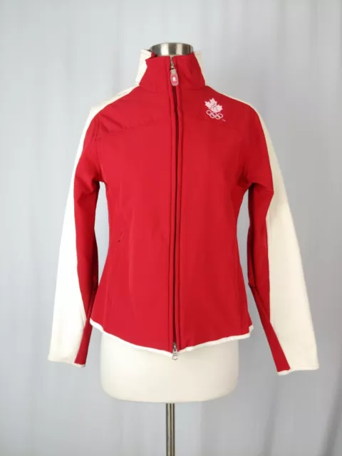 HBC Hudson Bay Company Team Canada 2006 Olympic Girl's Large White Red Jacket