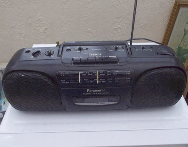PANASONIC RXFS430 PORTABLE Radio Cassette Tape Deck Player Boombox