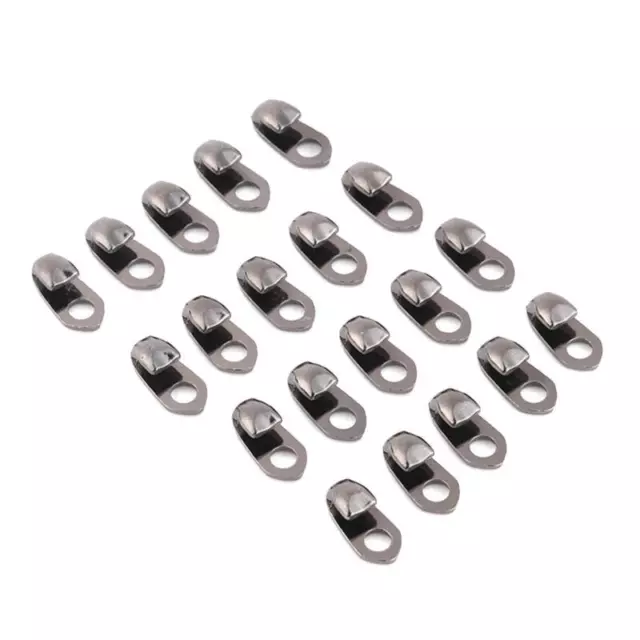 20x Alloy Boot Lace Hooks Rivets for Camping Hiking Climbing Accessory