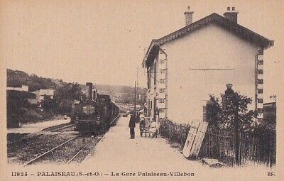 CPA 91 Essonne near montlhéry palaiseau station palaiseau-lay train locomotive