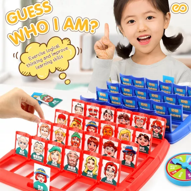 Who is It Family Board Game Guessing Game Kids Children Party Funny Toy Gift Oz