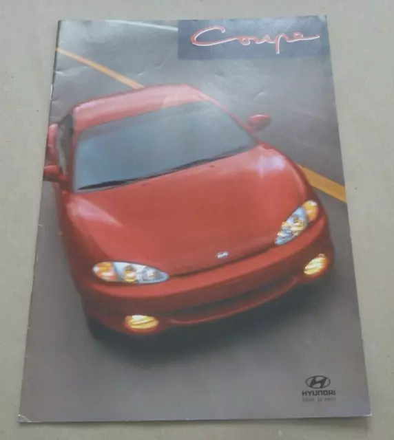 1990's HYUNDAI COUPE Catalogue Brochure Folder Prospekt Dépliant Document Dutch