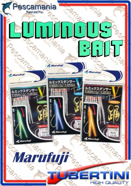 esca sintetica bolentino Tubertini Marufuji Luminous Bait cm.4,0