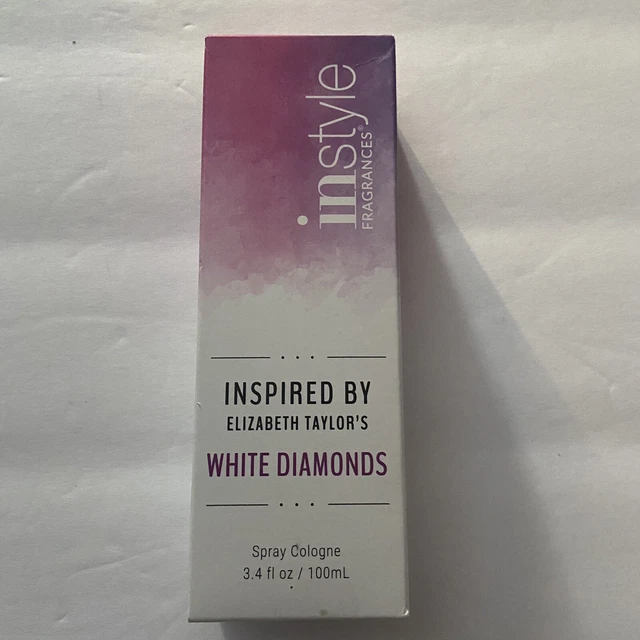 Instyle Fragances Inspired By Elizabeth Taylor's White Diamonds 3.4 Oz