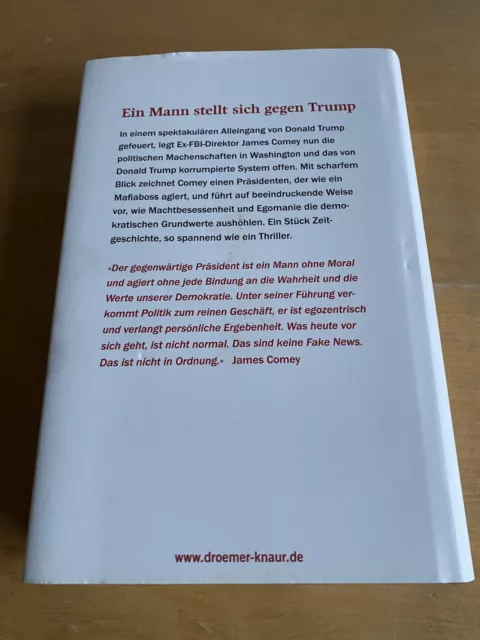 Größer als das Amt von James Comey (2018, Gebundene Ausgabe) - wie neu 2