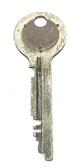 Vintage Key Herring Hall Marvin HHM Safe Deposit Box 1001D Appx. 2.5”