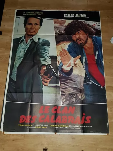 affiche de cinéma d'époque du film: LE CLAN DES CALABRAIS  (120x160cm)