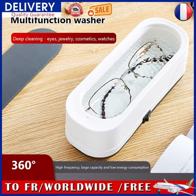 Plastic Glasses Cleaning Box Simple Ultrasonic Cleaner Washer for Home (USB)