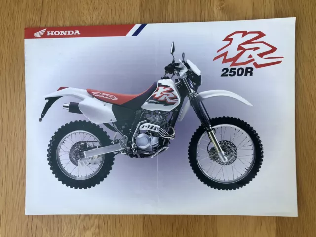 Honda XR250R sales brochure - 1995