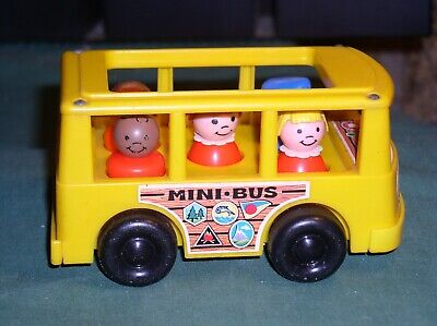 Fisher MINIBUS FISHER PRICE Vintage 1979 Complet 