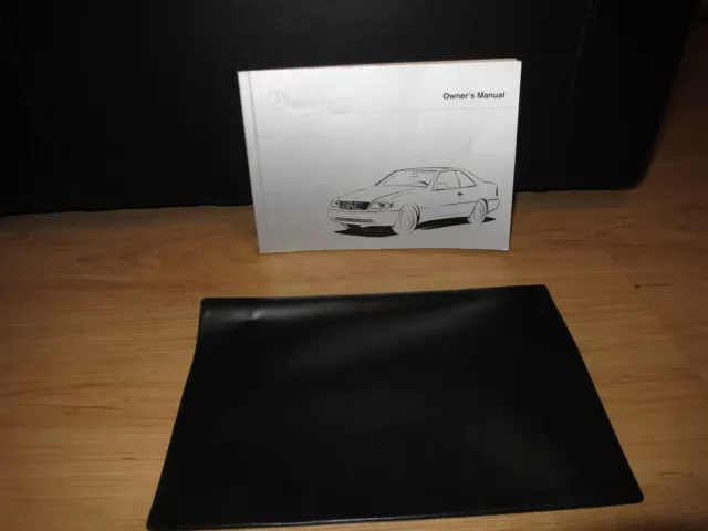 1997 Mercedes Benz S-Class  Owners Manual Book + Case  S 500  /  S 600