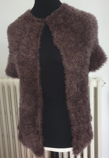 Boléro Noir Avec Paillettes Noires - Fille 8-10 Ans - Occasion Bon état