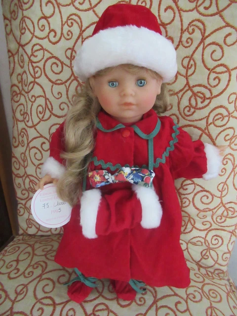 Poupée Pauline Corolle Édition Limitée Noël 1993 - Robe Rouge, 36 Cm, Notre Temps