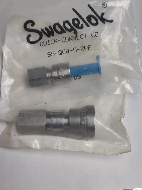 SWAGELOK STAINLESS STEEL Instrumentation Quick Connect Male and Female ...