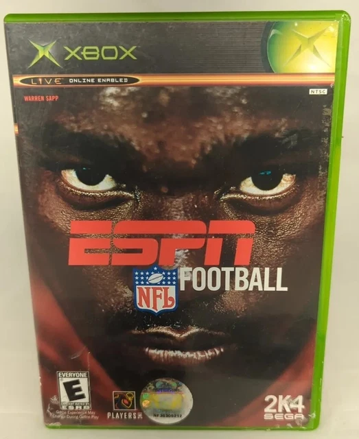ESPN NFL FOOTBALL 2K4 Original Xbox Game Complete With Manual Tested