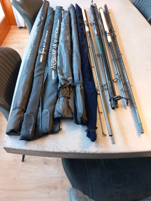 Angelruten Steckruten Gebraucht Matchruten Shimano Tupertini Sensas 11 Stück 15