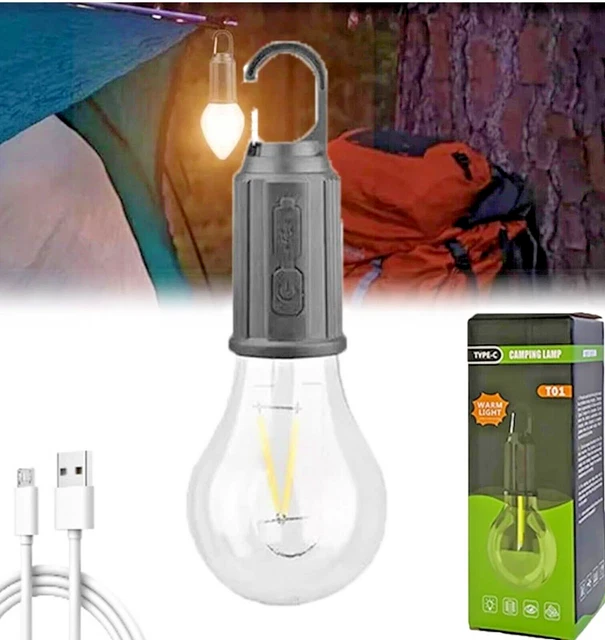 Lampada LED Ricaricabile LETOUR 5000 Lumen - 5 Livelli Dimmerabile, Impermeabile, Per Campeggio E Esterno - Foto 8