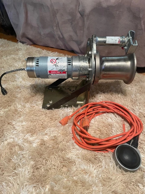 Capstan Hoist Winch - AB Chance, 1000lb Capstan Hoist w/foot pedal USED