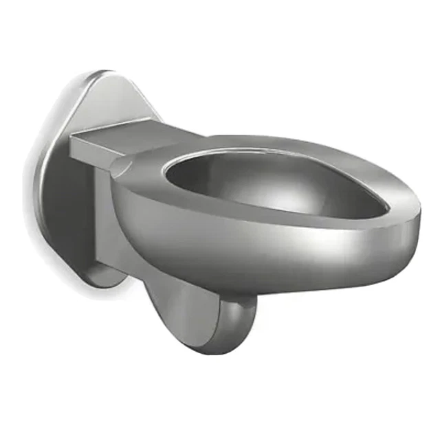 Acorn Controls 1675-w-1 Toilet,Wall,Satin,Stainless Steel