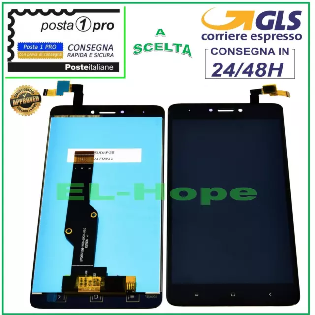 Display Lcd Per Xiaomi Redmi Note 4 4X Global Touch Screen Schermo Vetro Nero