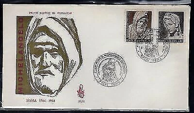 Italy FDC Venetia 1964 Michelangelo Not Traveled