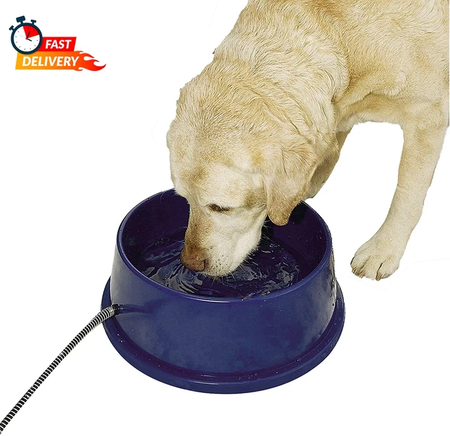 K&H Pet Products Thermal-Bowl Cat & Dog Outdoor Heated Water Bowl