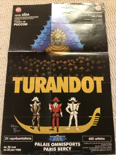 Affiche Poster TURANDOT PUCCINI 60x40