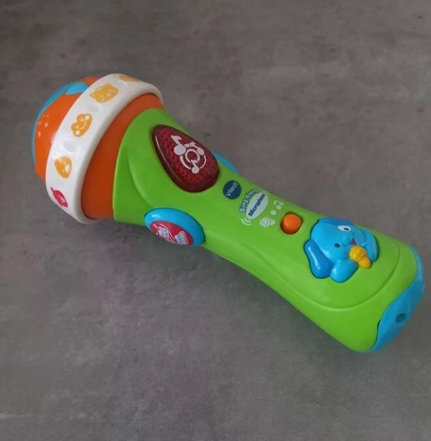 VTECH SING Along Microphone Interactive Light-up Sounds (Batteries ...