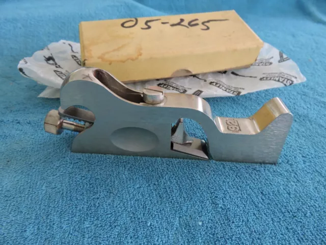 UNUSED STANLEY ENGLAND No. 92 RABBET PLANE w/ORIGINAL BOX-VINTAGE HAND TOOL.