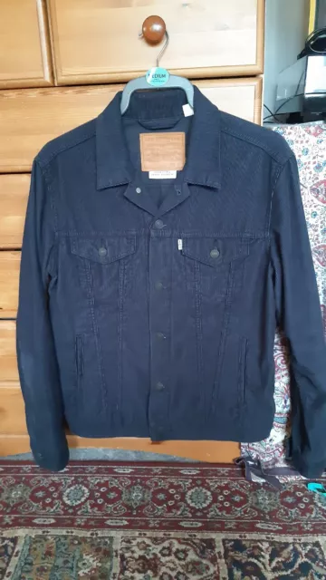 Levi's navy sales cord jacket