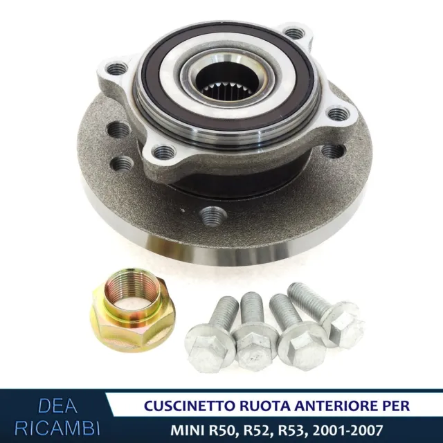 Mozzo Cuscinetto Ruota Anteriore per MINI (R50,R52,R53) 2001-2007 AMBM019