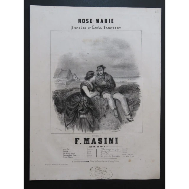 MASINI F. Rose-Marie Chant Piano 1844 2