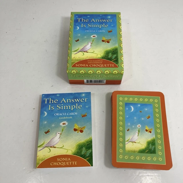 THE ANSWER IS Simple Oracle Cards by Sonia Choquette: 62-Card Deck