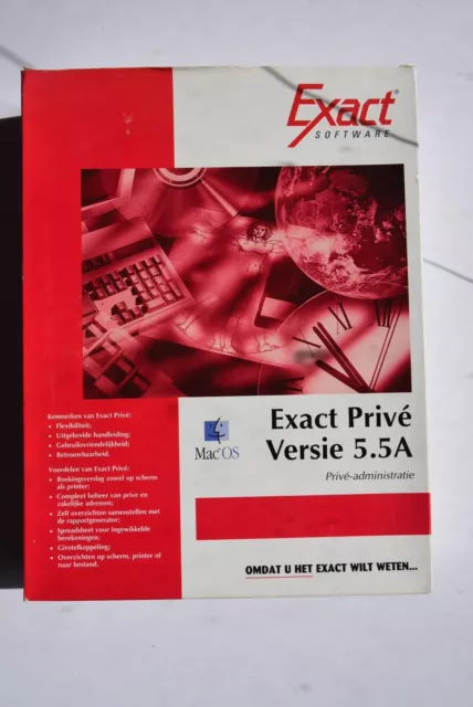 Retro Apple - Exact Prive 5.5A Buchhaltung 1995