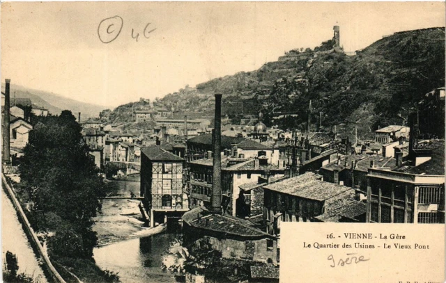 CPA FRANCE 38 Vienne, le grand Hotel du Nord | 38 isere : autres